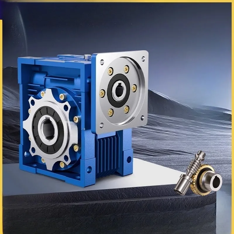 Riduttore NMRV Rv50 63 Motore passo-passo Servo Riduttore a vite senza fine Riduttore a turbina Riduttore