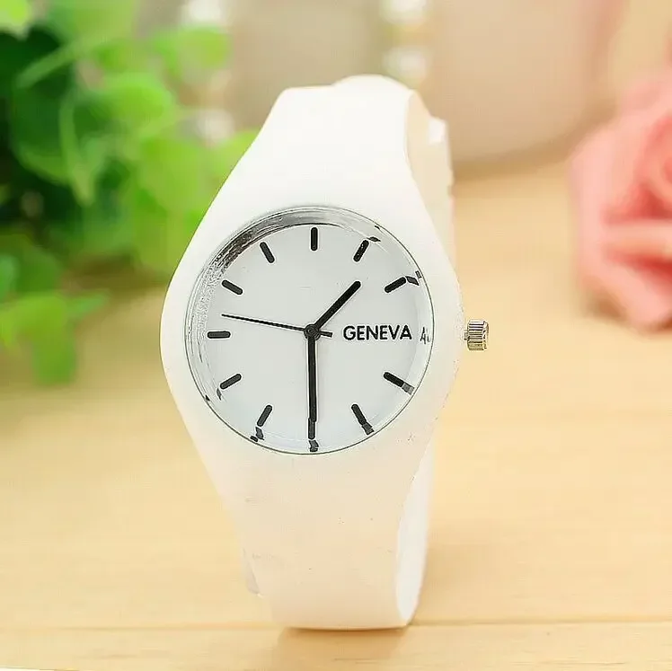 

Casual Simple Style Jelly Quartz-watch Silicone Strap Ladies Bracelet Quartz Wristwatches Perfect Gift Watches for Women Relojes