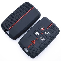 Silicone Car Key Case for Land Rover Range Rover Sport Evoque Velar Discovery 5 Jaguar XE XF E-Pace F-Pace A9 A8 X8 XJ XFL XJL