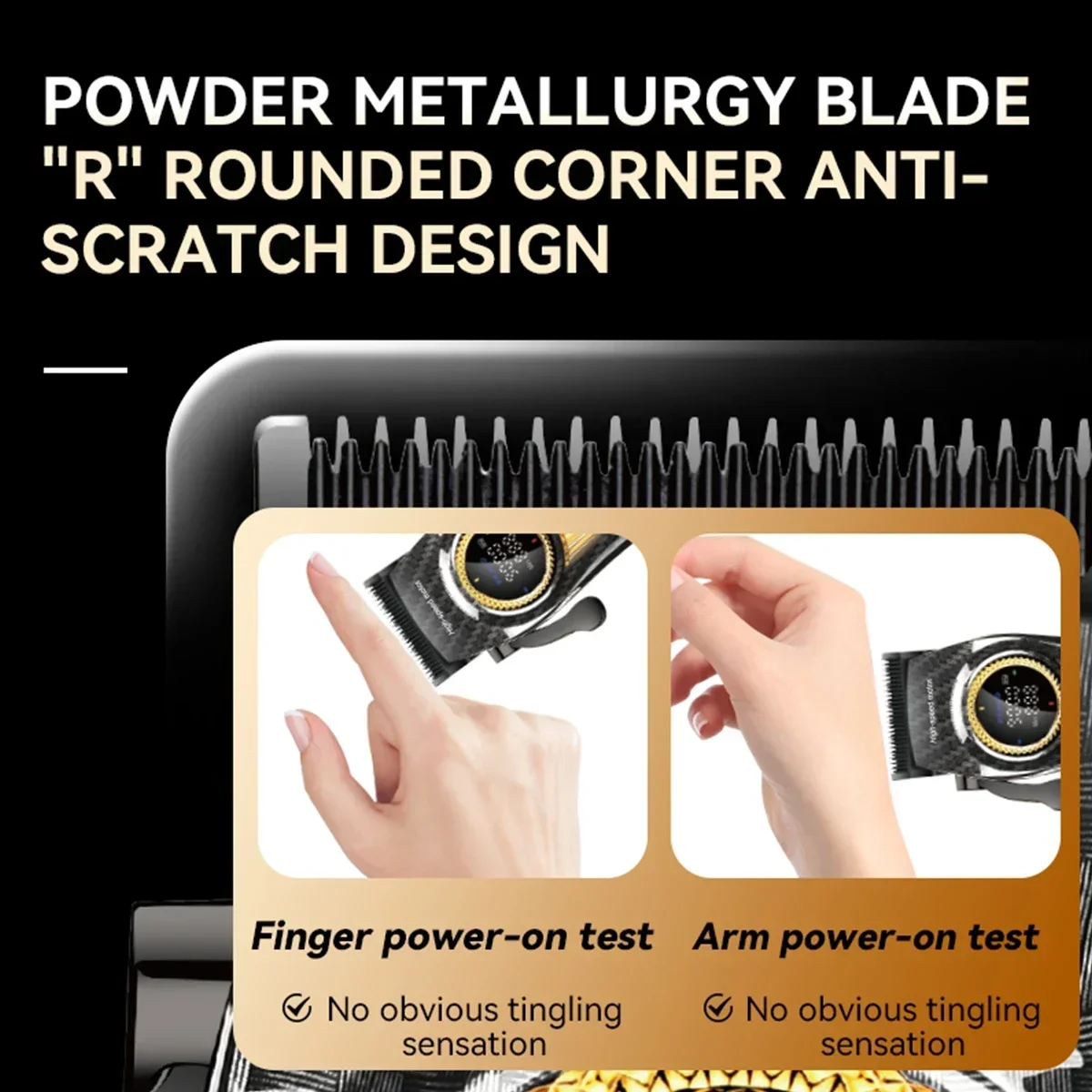 آلة قص الشعر Kemei مع محرك بدون فرش ، تعمل بالبطارية ، آلة تشذيب الشعر ، آلة قص الشعر التجارية مع قاعدة شحن ،