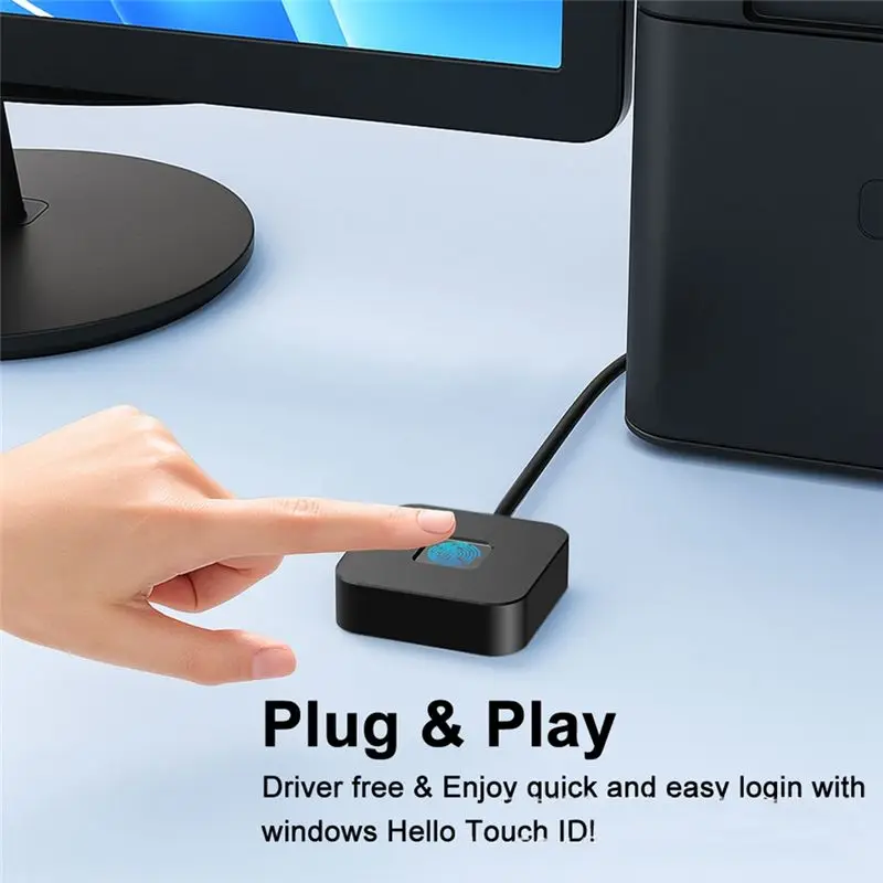 B62B-USB Reader Biometric Fingerprint Login Lock Screen Scanner Module Device Hello Fingerprint Reader B