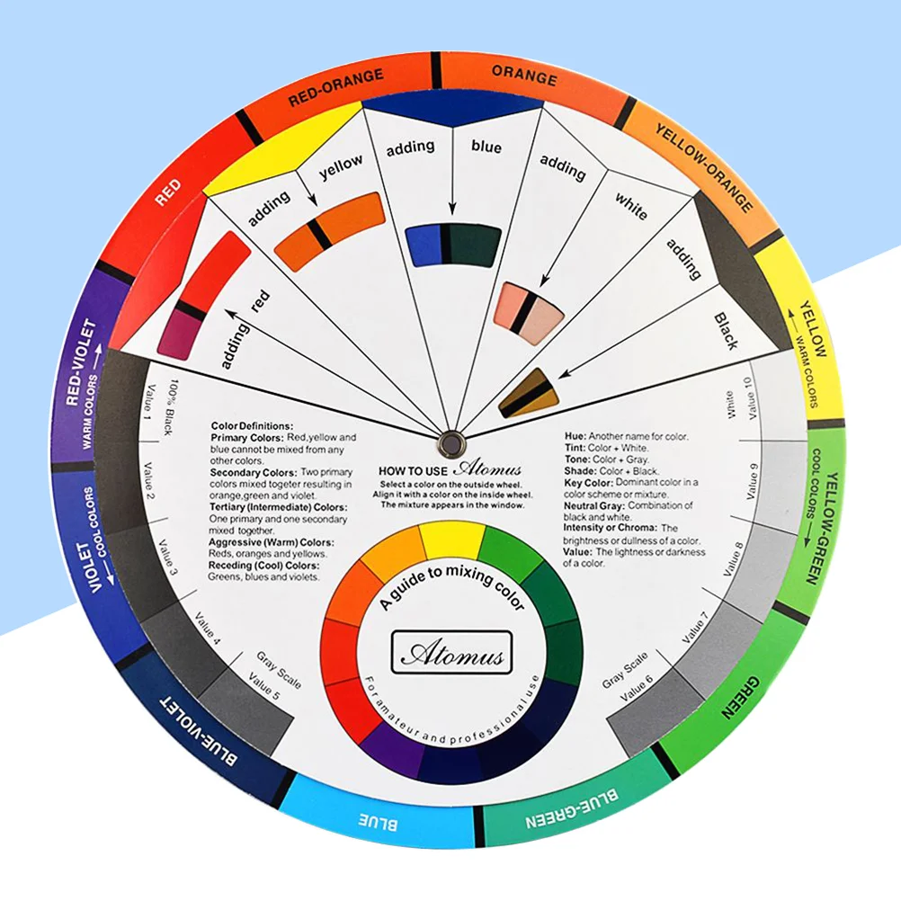 

Color Wheel Pigment Standard Color Professional Round Pigment Round Color Card Pigment Wheel Professional Color Wheel