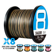 Thornsline Japan 8X Fishing Line 300M 500M 1000M 8 Strands Braided Fishing Line Multifilament PE Line for Carp Fishing Wire