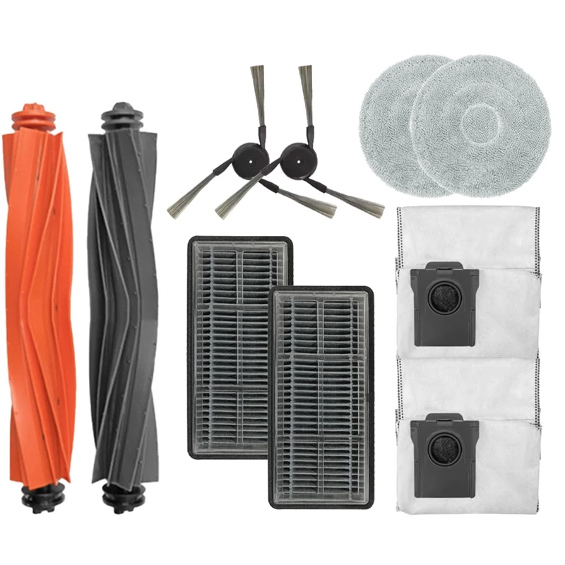 

WCS-For Dreame X40 Pro Ultra Robot Vacuum Accessories Dust Bag Parts Mopping Cloth Filter Brush Spare Parts Accessories