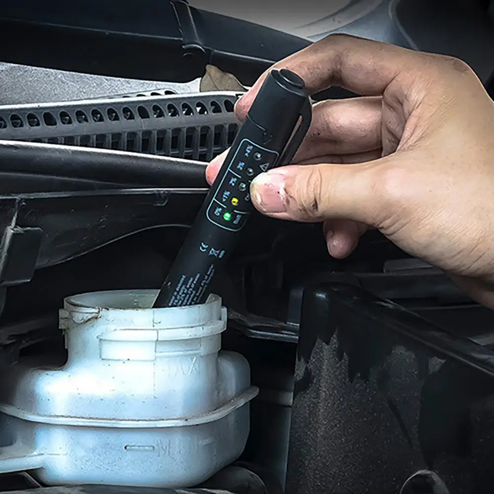 

Тестер тормозной жидкости Легкая высокоточная ручка тормозной жидкости Универсальная ручка для проверки тормозной жидкости