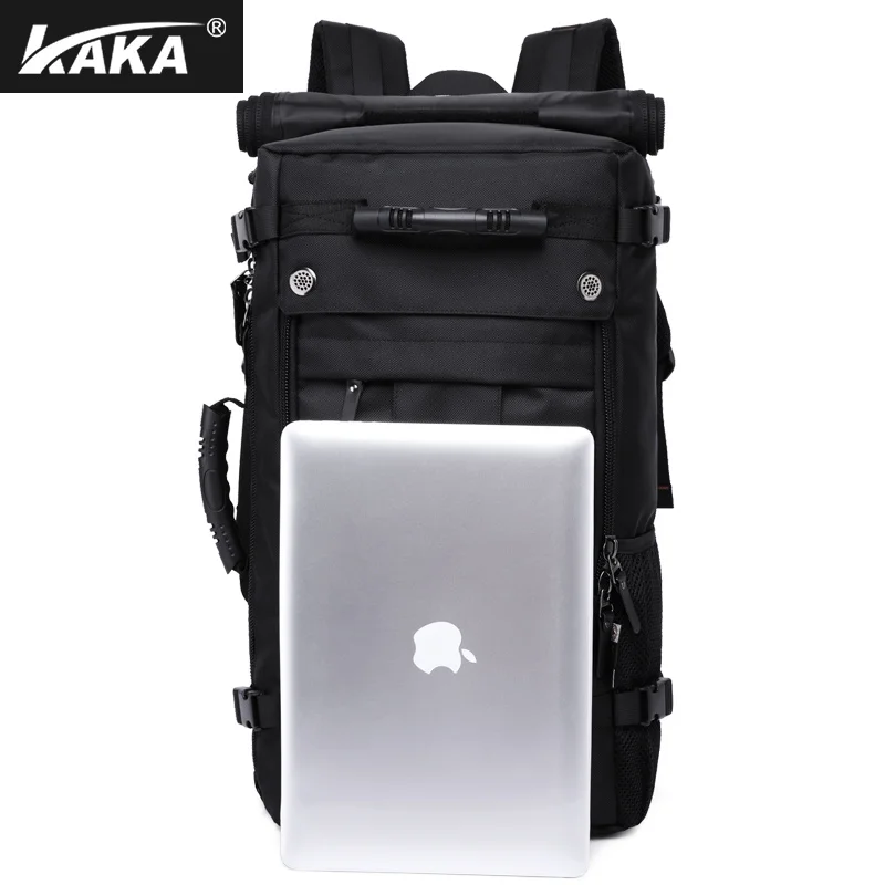 KAKA 50L Waterproof Travel Backpack Men Women Multifunction 17.3 Laptop Backpacks Male outdoor Luggage Bag mochilas Best quality