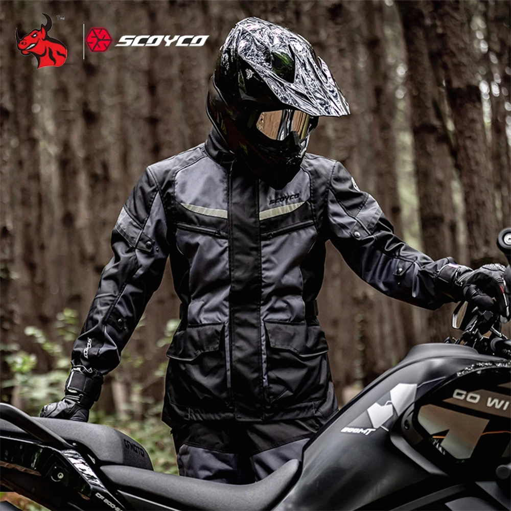 Motorcycle Riding Suit Anti Fall Rider Racing Car Waterproof Long-distance Motorcycle Travel Equipment