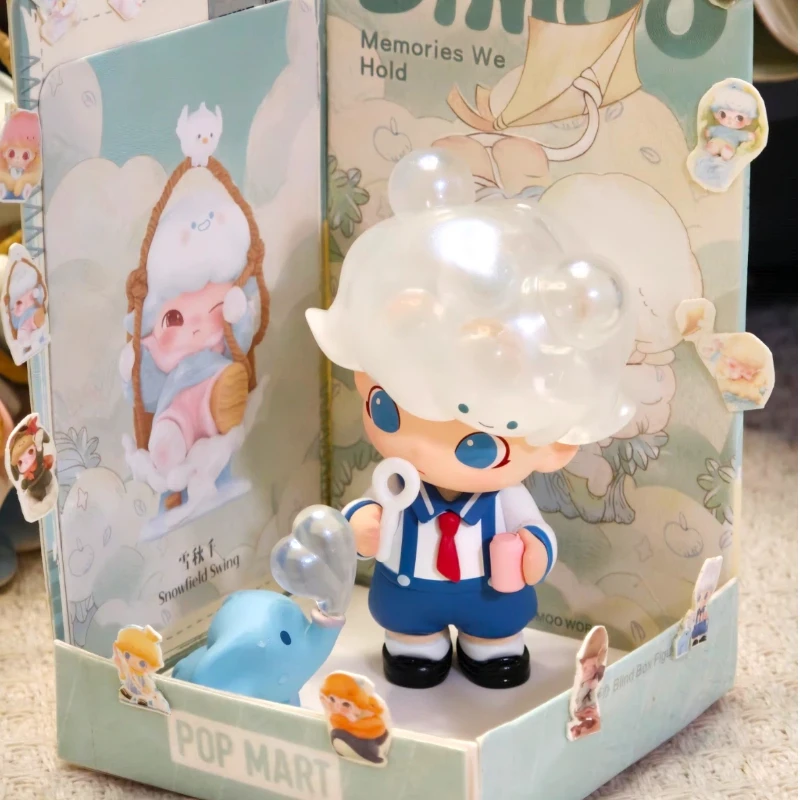 

Pop Mart Blind Box Dimoo Memories We Hold Series Cute Doll Trendy Toy Collectible Figure Desktop Decor Surprise Box Gift