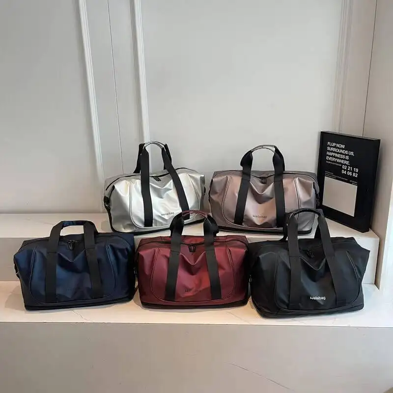 

Large Capacity and Stylish Shoulder Tote Multifunctional Waterproof Daypack for Short Trips Casual and Versatile Unisex Bag