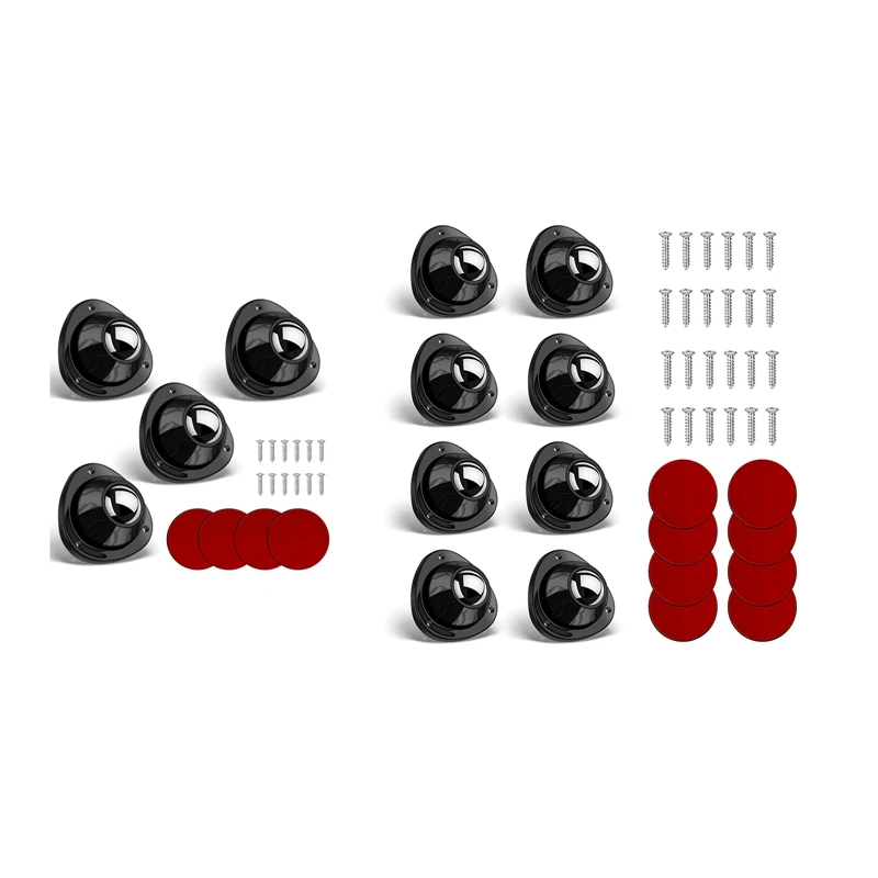 Furniture Small Rubber Feet-Swivel Ball Casters For Electrical Appliances Mop Buckets Table Legs Flower Pots-A22G