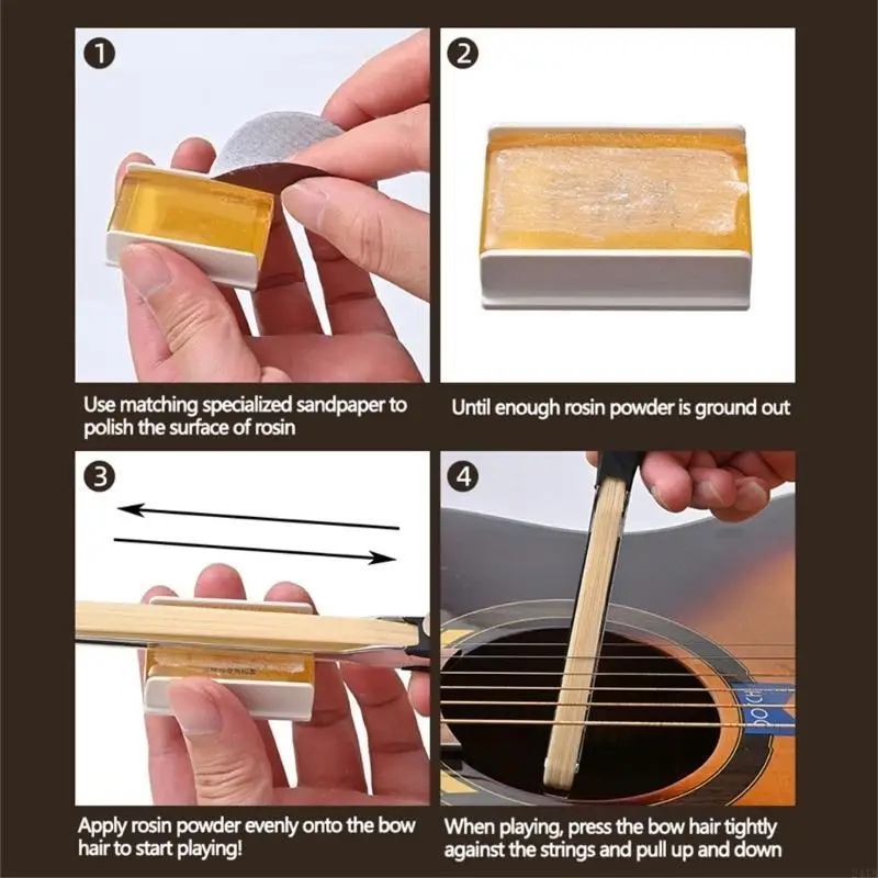 Guitar Bow Double Side Playing Bow Thin Guitar Bowing Device Plastic Guitar Tunings Tone Pick Accessory Durable 