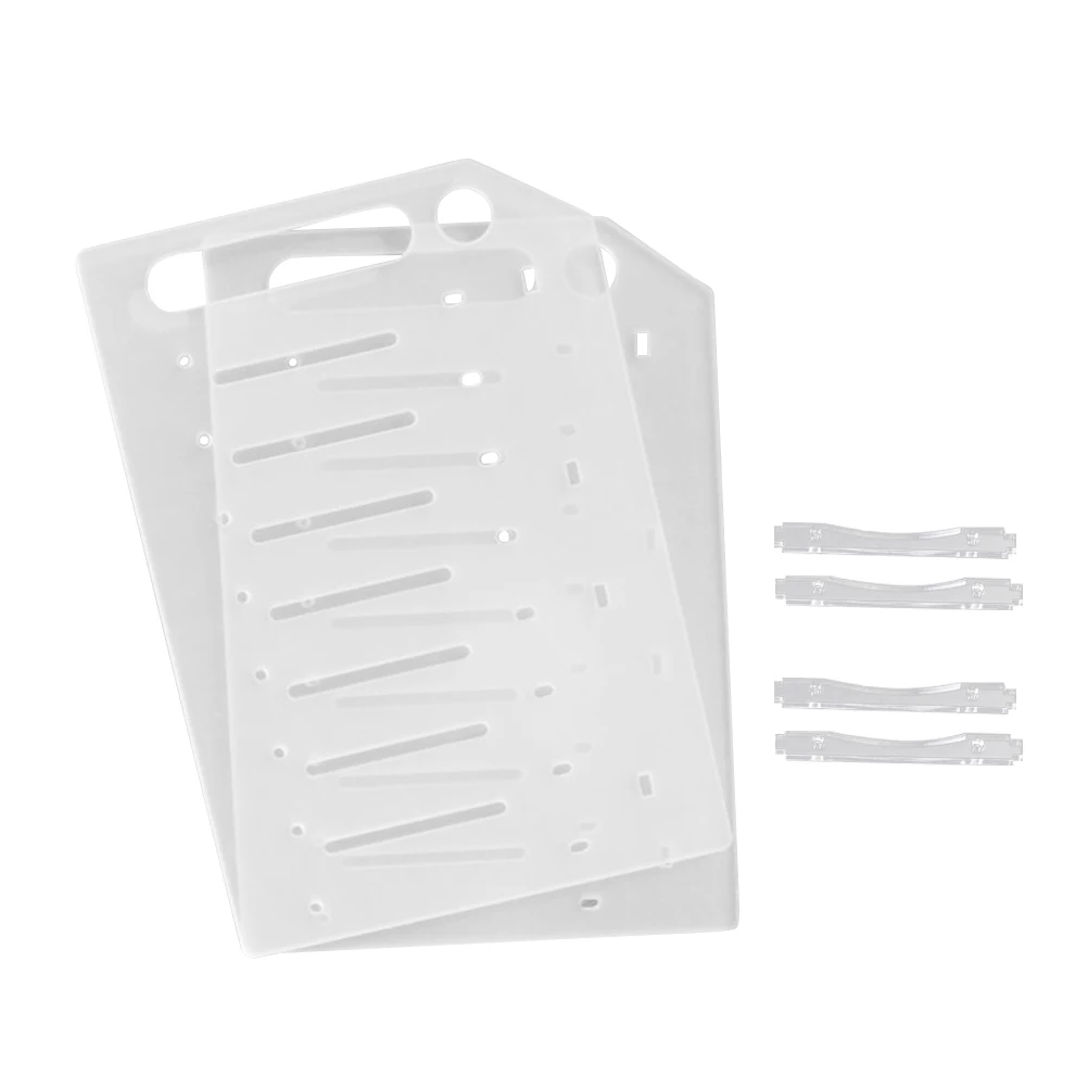 

1 set 8 Layers Rack DIY Hard Disk Bracket 3.5 Inch Acrylic External Enclosure Multi-layer Storage Heat Dissipation Desktop