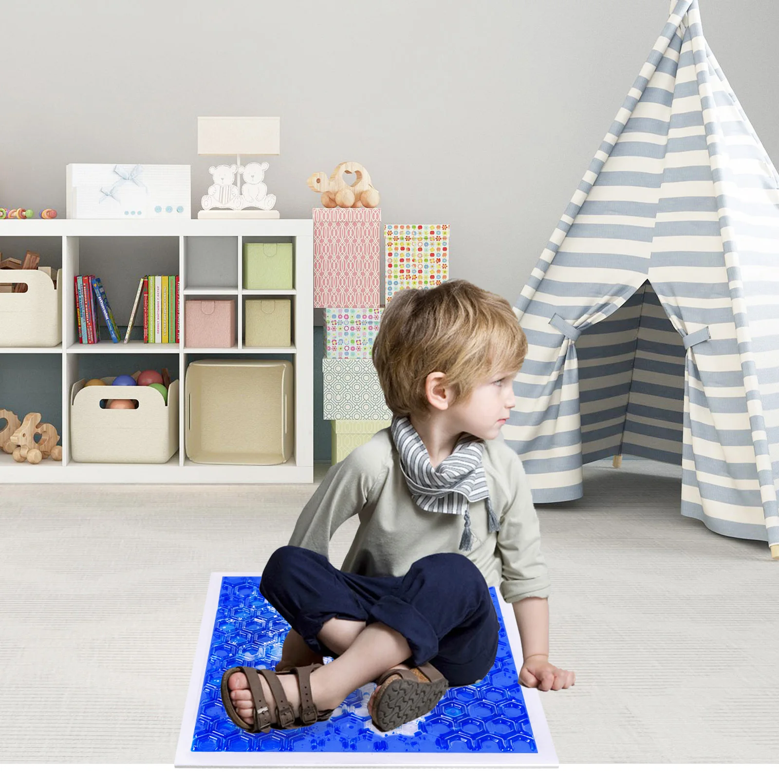 

Ideal Pair to Build Kid-Loved Sensory Toys Mat Educational Fun Play Mat for Children Sensory Stimulation Floor Mat