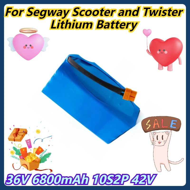 

36V 6800mAh 10S2P 42V For Segway Scooter and Twister Lithium Battery