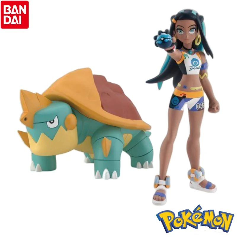 

In Stock Bandai Model Doll Brand New Boxed Pokemon Nessa Drednaw Anime Characters Original Garage Kit Collectible Action Figure