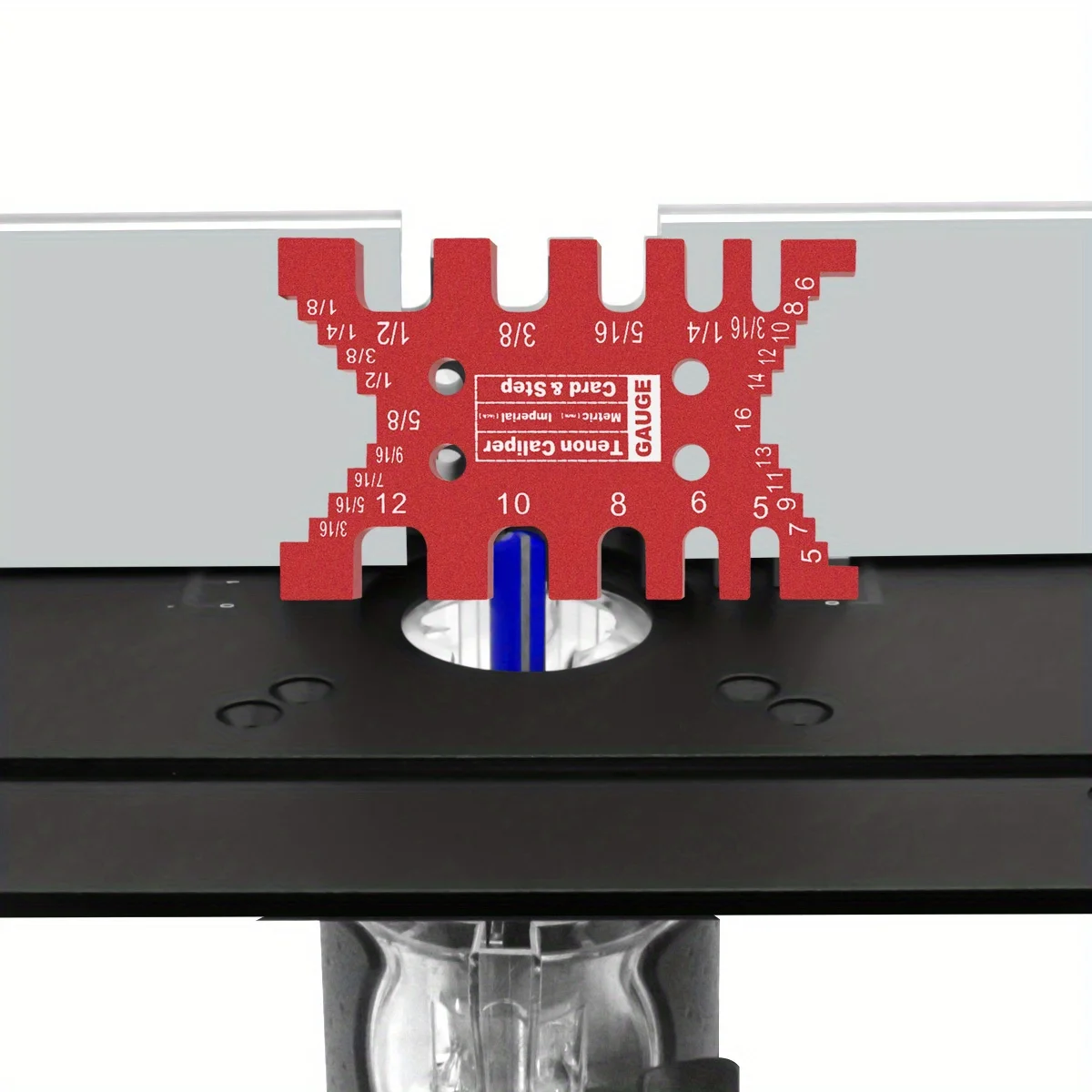 Lega di alluminio 2 pezzi tenone gap Gauge e Kit di pennarelli a coda di rondine-modello di marcatura a coda di rondine seghetto da tavolo calibro