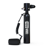 HOUVAN 0.5L Mini Diving Tank with lanyard Mini Scuba Diving Equipment Divng Cylinder For Underwater Exploration Outdoor Travel