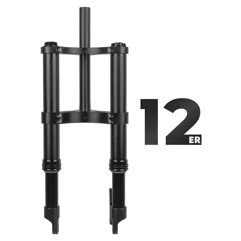 

2024 Suspension Fork 135mm*9mm Quick Release QR 4.0 Tire Inverted Fat Fork Snow Bike 12inch 20inch 26inch Spring Oil