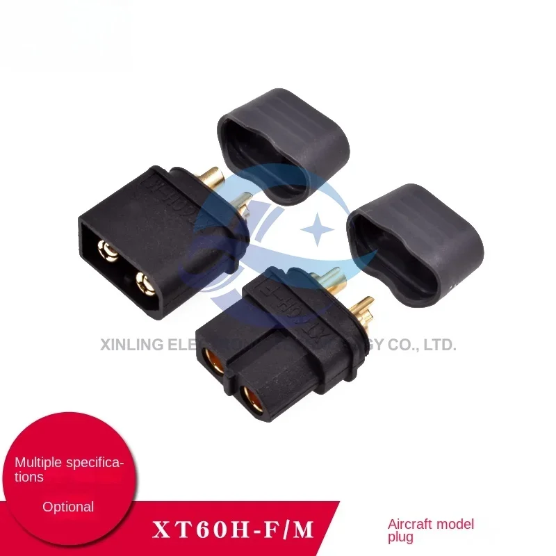 XT60-M/F Model Aircraft Lithium Battery Connector 30A High Current Electric Motor Connector Test Battery Pack Charging Interface