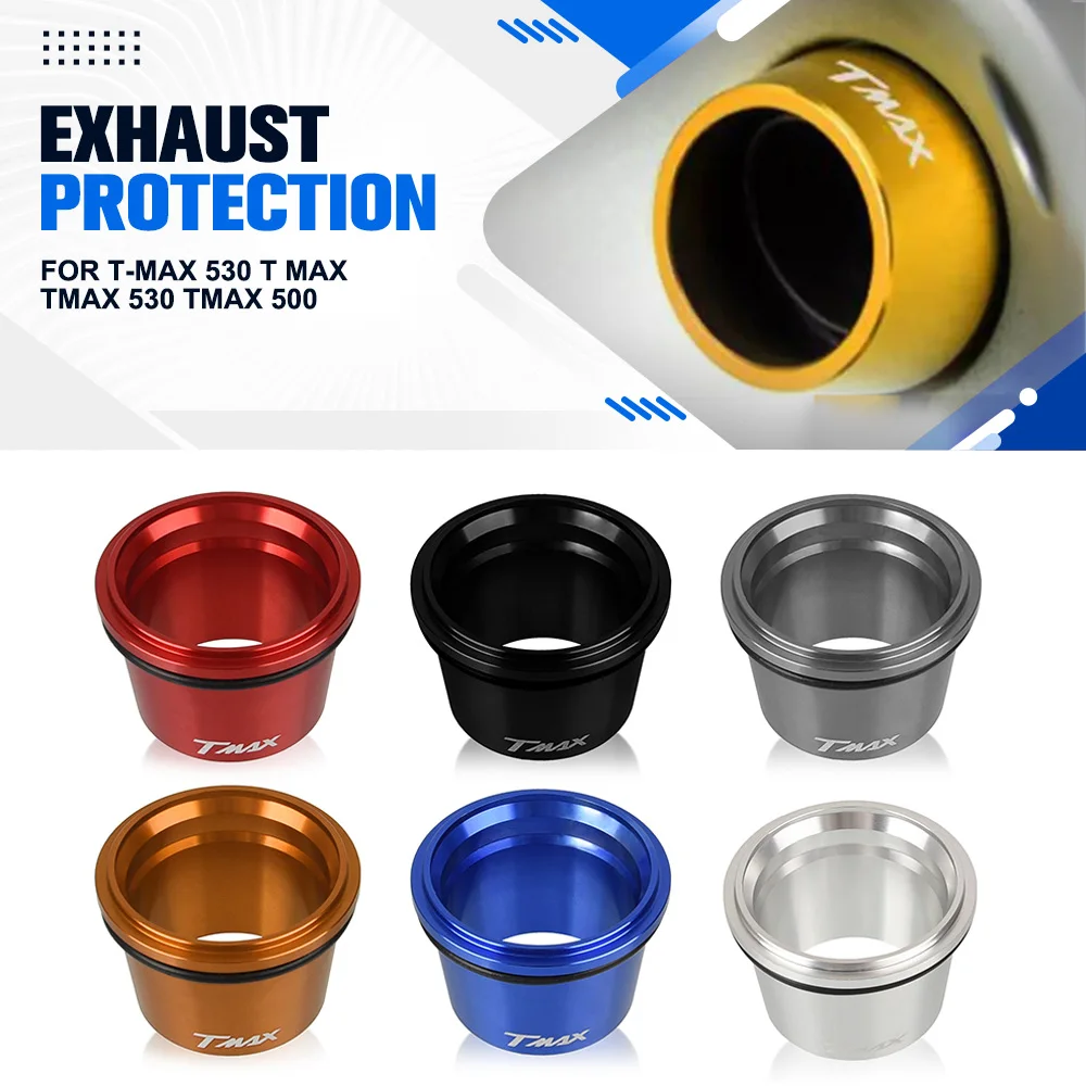 

TMAX T-MAX530 Motorcycle CNC Aluminum Exhaust Pipe Muffler Tip Cover For YAMAHA TMAX530 T MAX 530 2012 2013 2014-2015 2016 2017