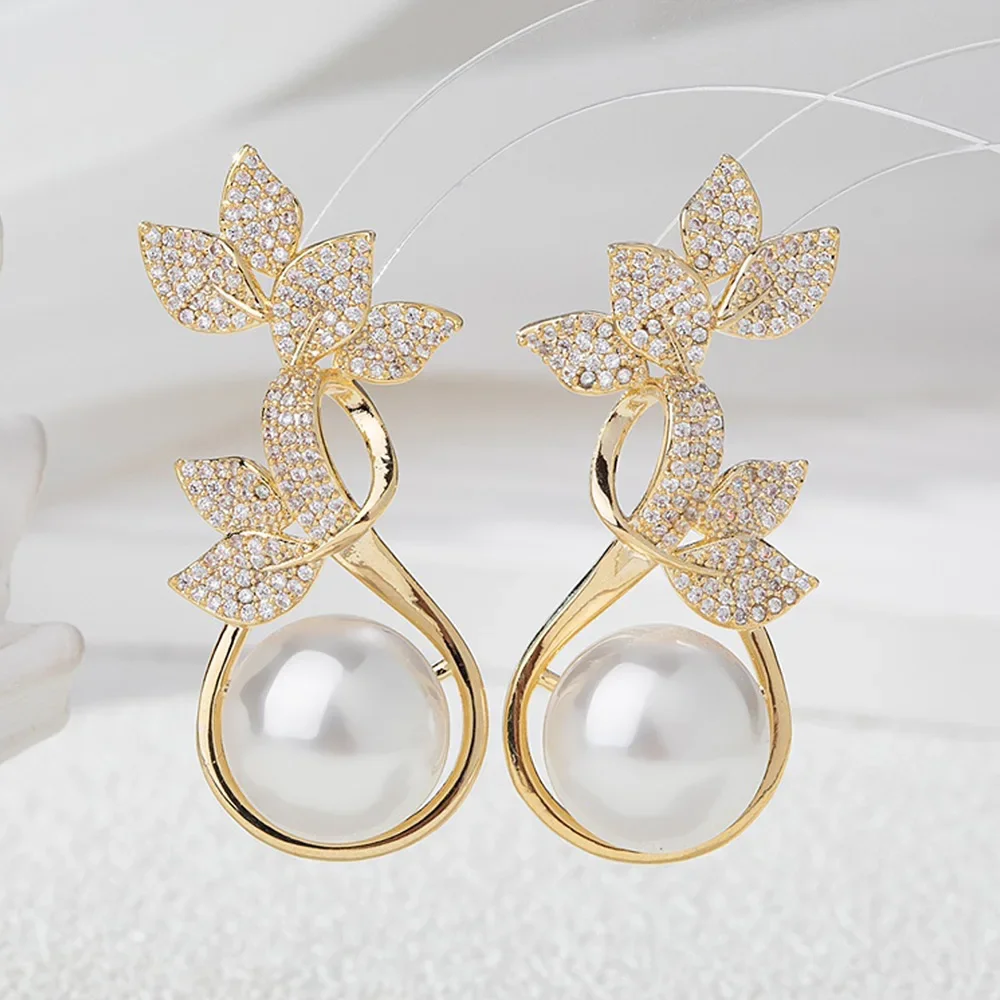 

Soramoore Summer New Fresh Flower Beach Earrings For Women Bridal Wedding Party Earrings Jewelry Luxury Geometric High Quality