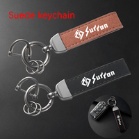 High-Grade Leather Suede Keychain Motorcycle Key Ring For SURRON 48T 52T 54T 58T 64T Accessories
