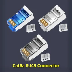 RJ45 Connector Cat6a 6a Ethernet Plug 8P8C 6U