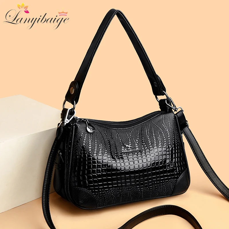 

Высококачественная женская кожаная сумка, роскошная дизайнерская сумка через плечо, женская повседневная сумка-мессенджер Sac De Luxe Femme