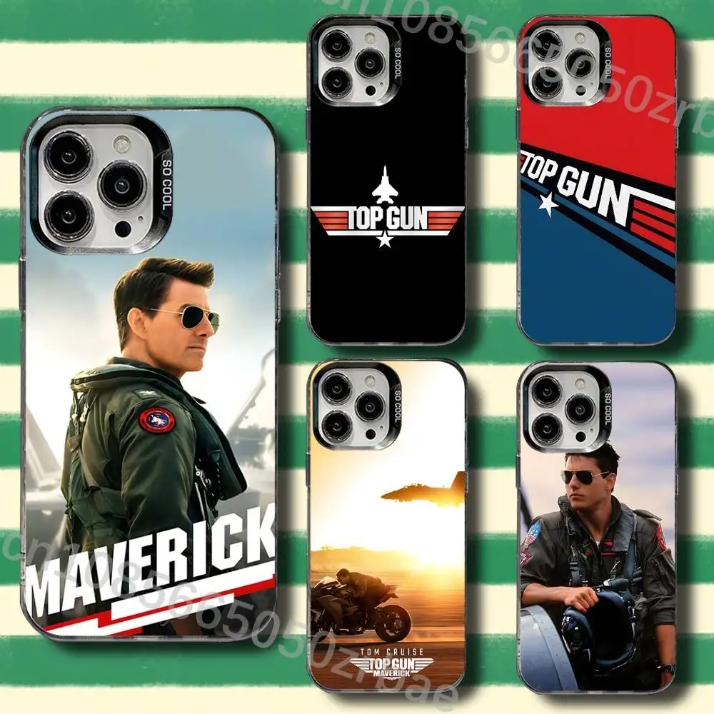 

Top Gun M-Maverick Phone Case For iPhone 17,16,15,14,13,12,X,8,Pro,Max,Plus,SE4,Air,Mini HD Black IMD Matte