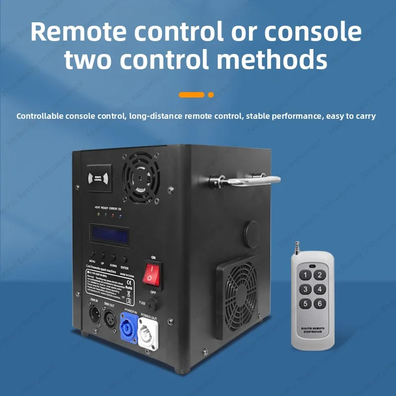 آلة طلاء الرش الإلكترونية ذات التأثيرات الخاصة للمسرح، آلة اللهب الباردة لحفلات الزفاف، دعائم جو فتح البار #3