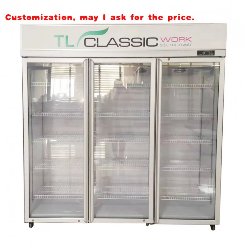 

На заказ.VICTORY KITCHEN Высокое качество Охладитель молока для напитков Вертикальная морозильная камера Витрина Столовая и ресторан VCT