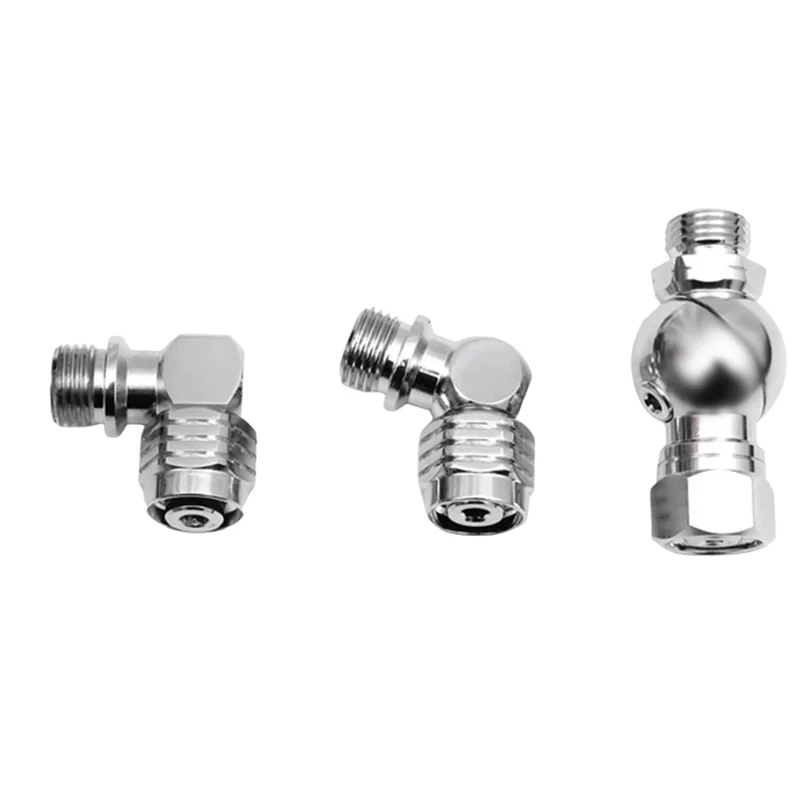 A44F-360 Degree Swivel Hose Adapter For 2Nd Stage Scuba Diving Regulator Connector Dive Replacement Parts