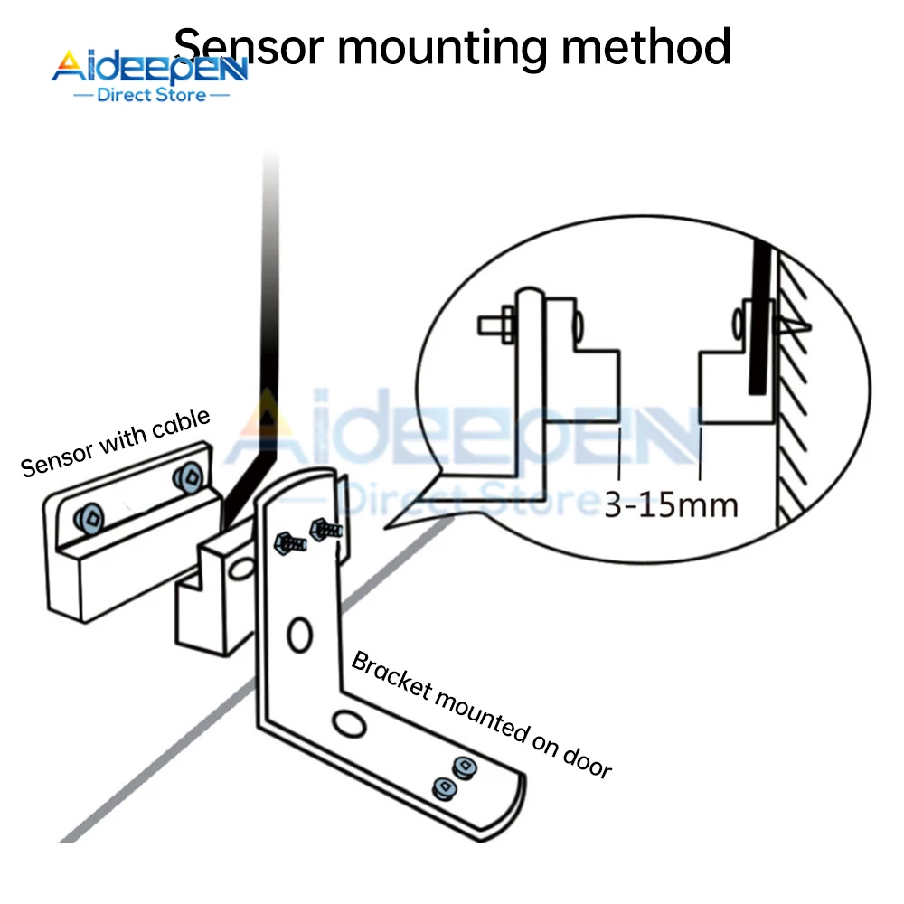 WiFi Switch Smart Garage Door Opener Controller Work With Alexa Echo Google Home SmartLife/Tuya APP Control No Hub Require