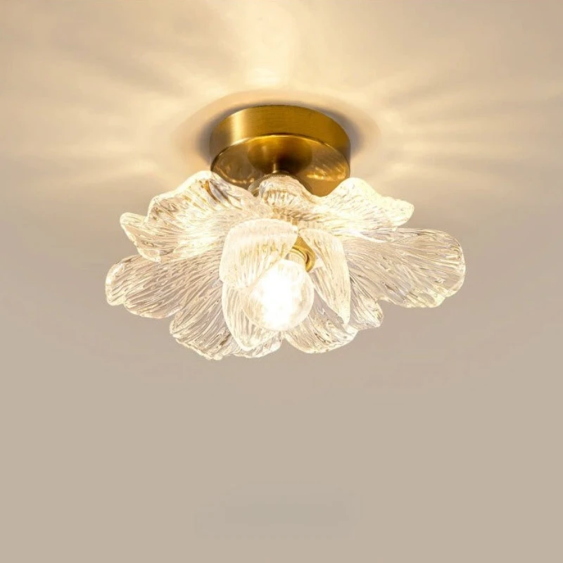 

Resin LED Chandelier Luxury Retro Ceiling Lamp Full Spectrum Eye Protection Lighting Lamps Corridor Restaurant Balcony Light