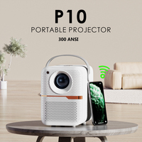 Original P10 2GB 16GBi Android Smart Projector 4K WIFI BT Electric Focus 1080P Smart Home Cinema Outdoor Portable Projector