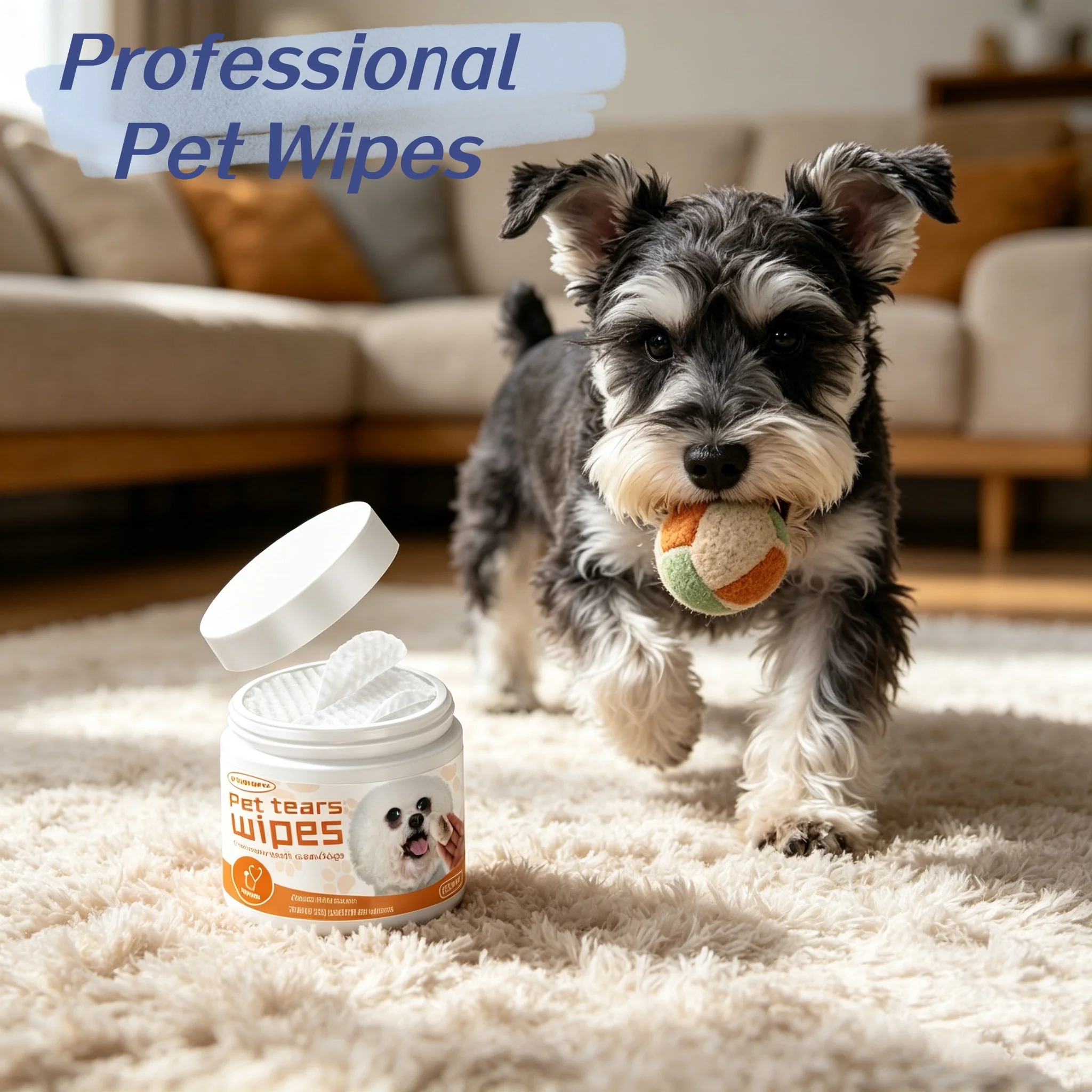 Yegbong Pet Wipes For Dogs Eyes And Ears After Toilet For Pets Body Cleaning No Irritation Gentle Pet Cleansing Wipes Products