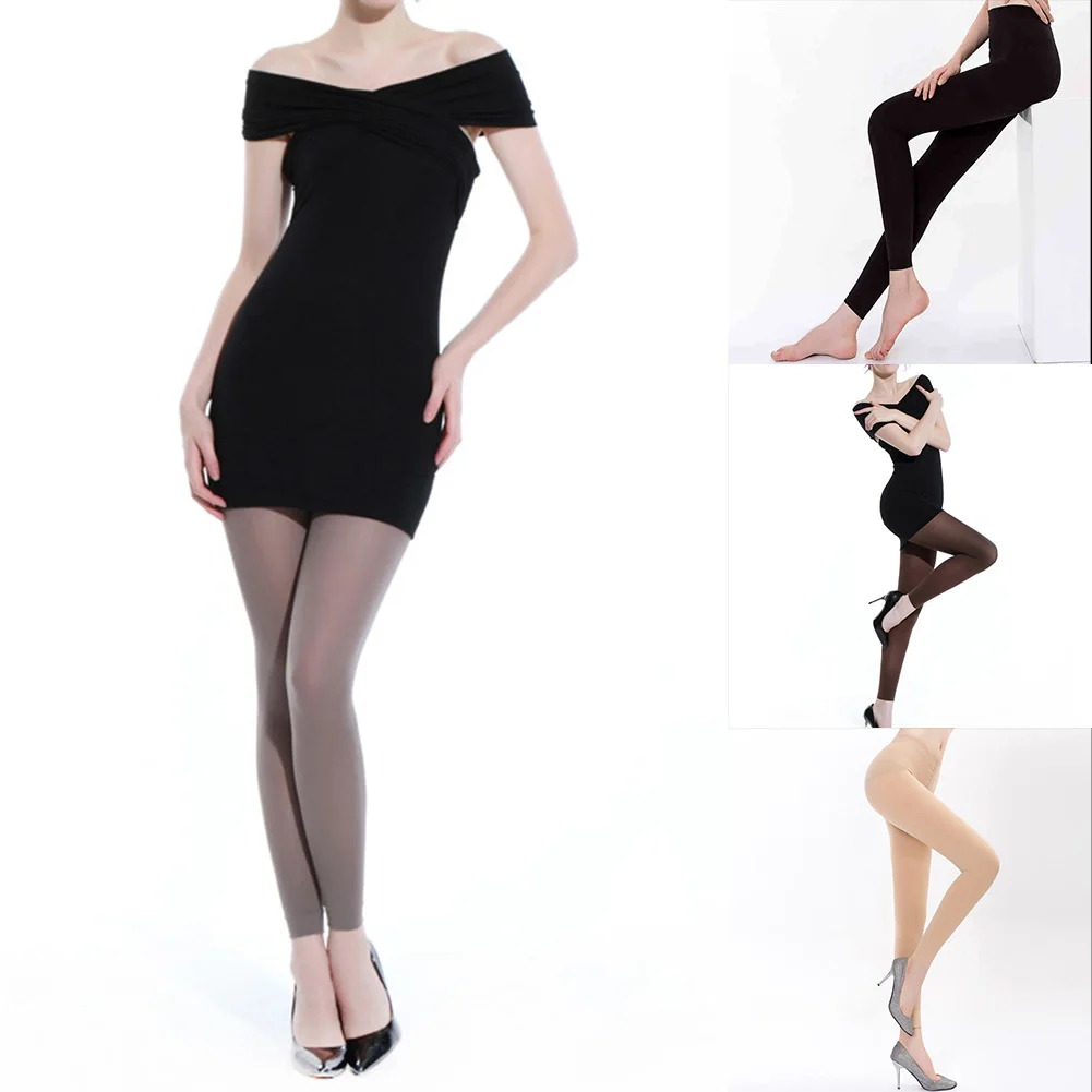 Autumn Ankle-Length Pants 100D Velvet Anti-hook Leggings Women Pantyhose Sheer