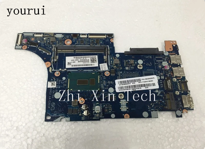 yourui For Lenovo E31-70 U31-70 Laptop Mortherboard With i5-5200u CPU 5820J33176 AIVS3/AIVE3 LA-C311P 100% Tested ok