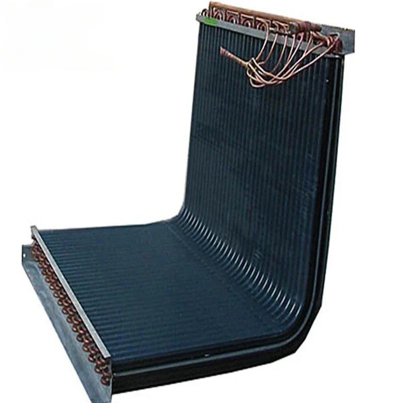 L-type Condenser Evaporator Coil Copper Tube Fin Type Evaporator and Copper Tube Air Condenser Coil