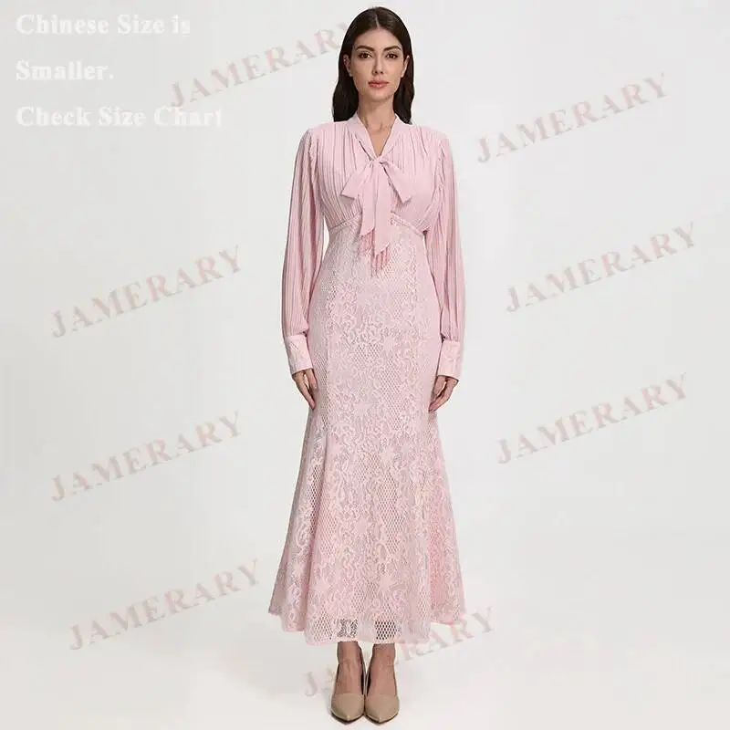 

Летние вечерние платья из кружева и шифона для женщин: длинные рукава, фасон «рыбий хвост», макси-платье-футляр для вечеринок, отпуска, ужина, праздничные платья (Vestidos De Fiesta)