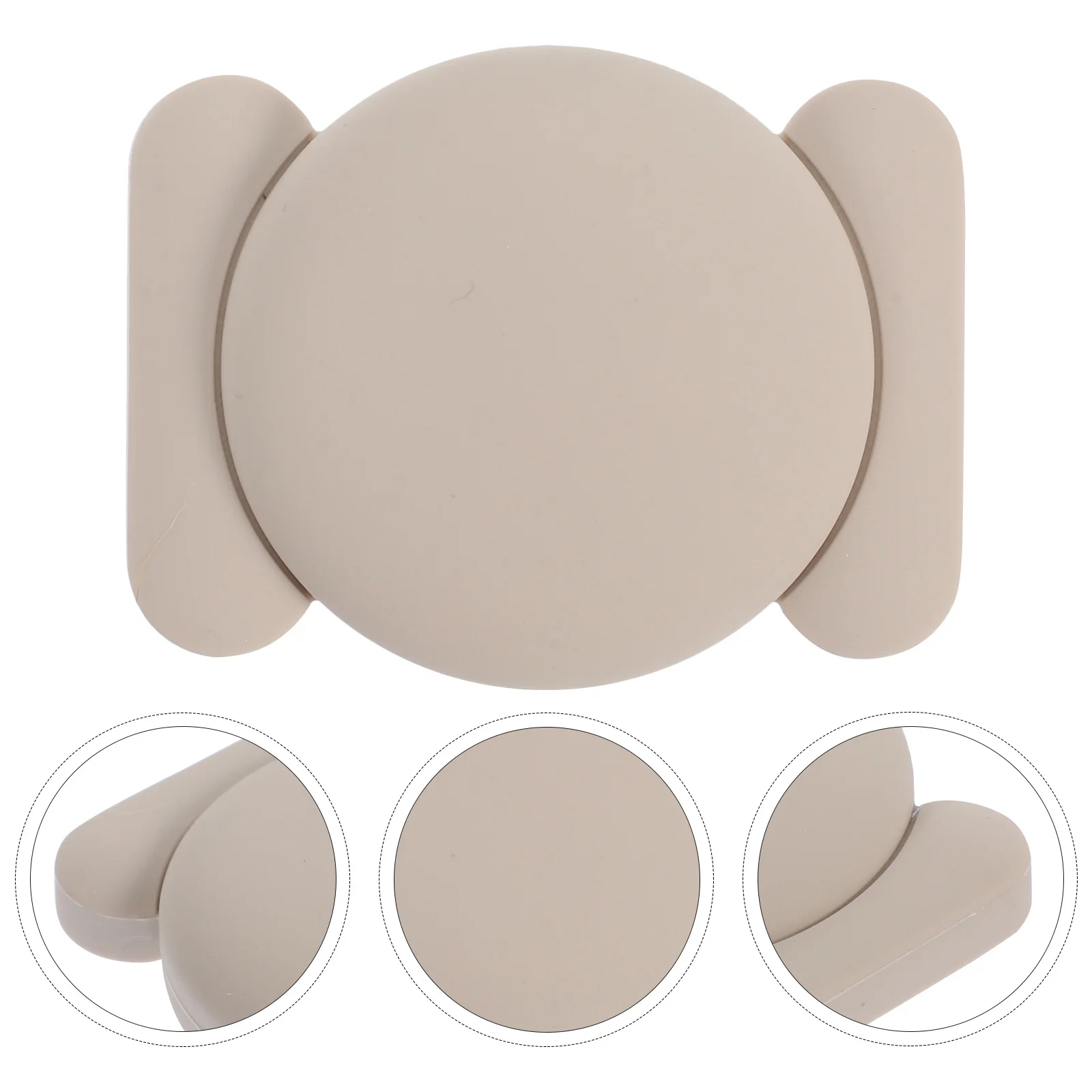 قطعتان من غطاء الحماية المقاوم للصدمات، غطاء من السيليكون القوي لجهاز لاسلكي مضاد للخسارة، تصميم أنيق