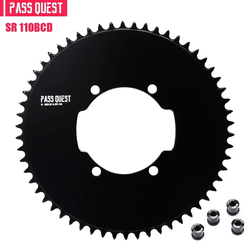 

PASS QUEST SR-110 BCD (4-BOLT AERO) ROUND AERO NARROW WIDE CHAINRING