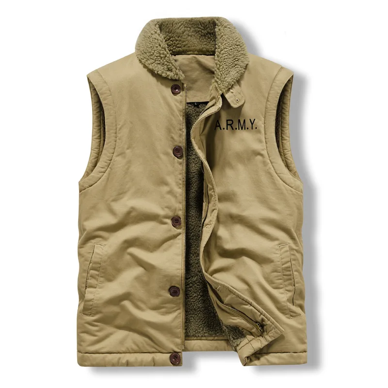 Winter New Style Work Jacket N1 Deckwear Men's Cotton Coat Amazon Cotton Sweater Loose Pure Cotton Coat With Added Insulation