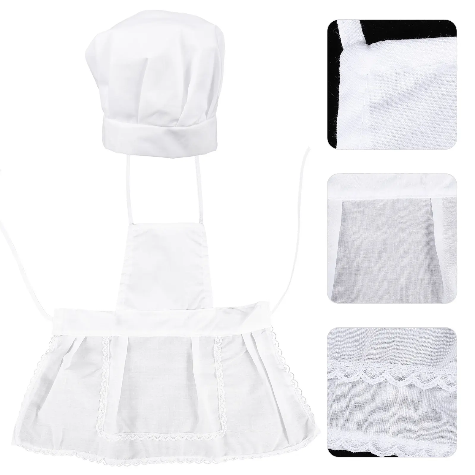 Kitchen Kids Baking Set - 1Set Kids Chef Hat Apron Set