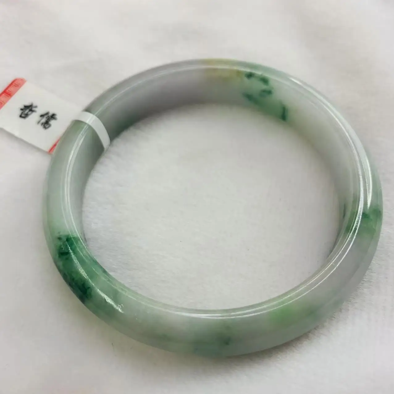 

Zheru Jewelry Natural Myanmar Jade 58mm Bracelet