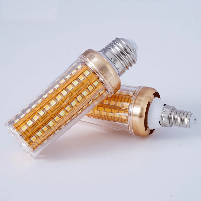 LED Bulb Corn Lamp Yellow E14 E27 LED Corn Light Bulb 110V  220V Lampada Led Bombillas  AC85~265V 20W 24W 3 Colors Dimmable