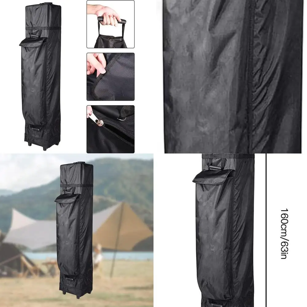 

Сумка на роликах для наружного навеса — водонепроницаемая сумка для хранения вещей 11,8 x 11,8 x 63, материал 1680D (навес в комплект не входит)