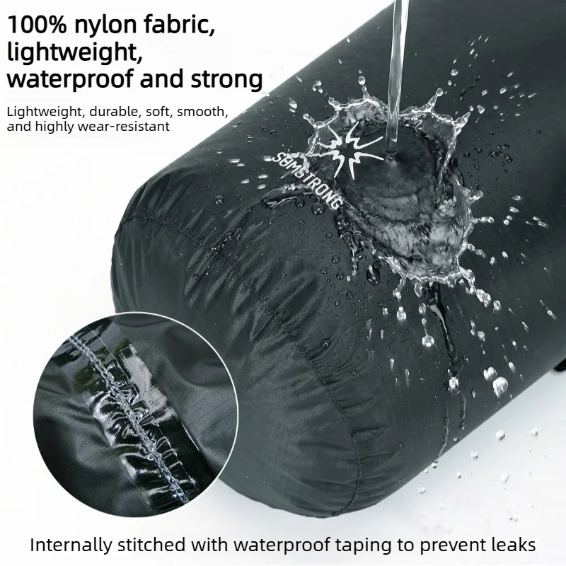 Ultralight 100% Nylon Waterproof Dry Bag Roll Top Storage Sack Portable with Quick Release Buckle Camping Swimming Beach Travel