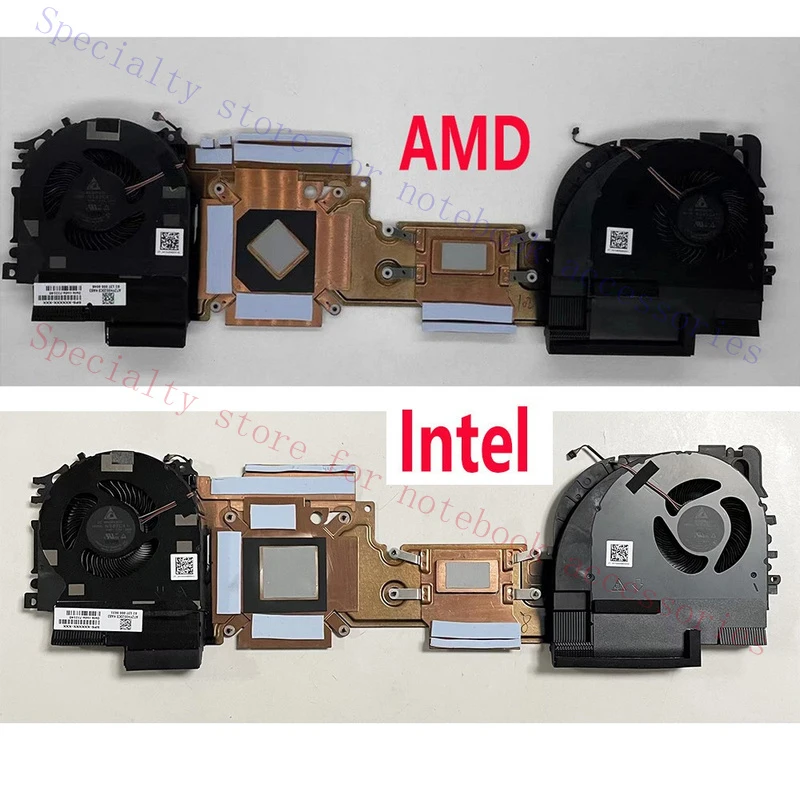

A+ Suitable for HP ZBook Fury 17 G7 Laptop CPU GPU Cooling Fan with Heatsink