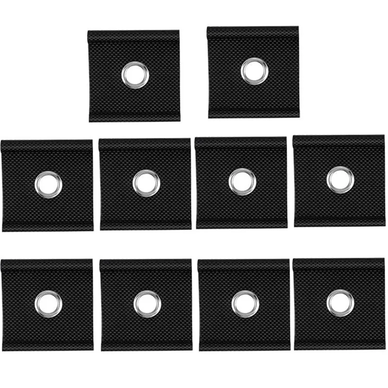 

10Pcs Rv Awning Hook Tool PVC Coated Strong Durable Awning Rail Hardware for Tent Shade Canopy Outdoor Camping